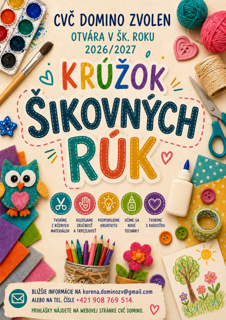 Plagát – Krúžok šikovných rúk