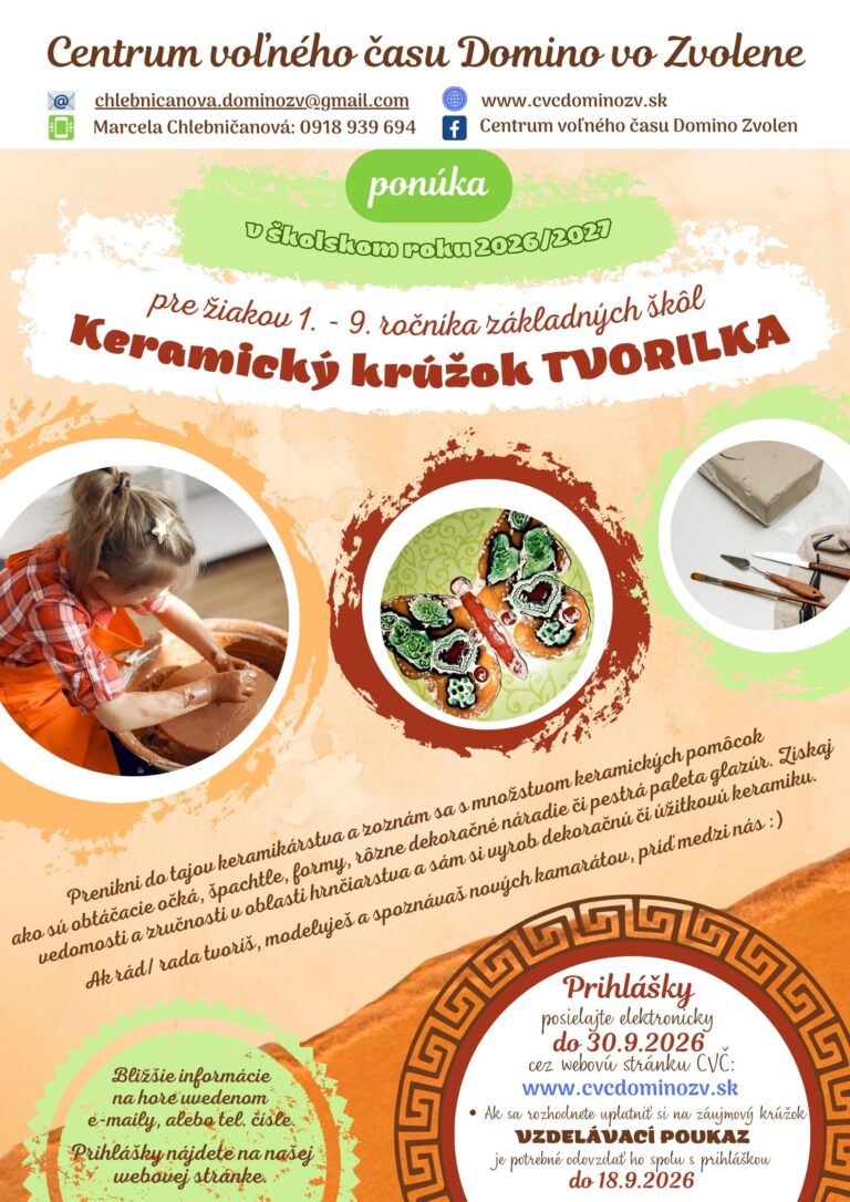 Plagát – Keramika Tvorilka
