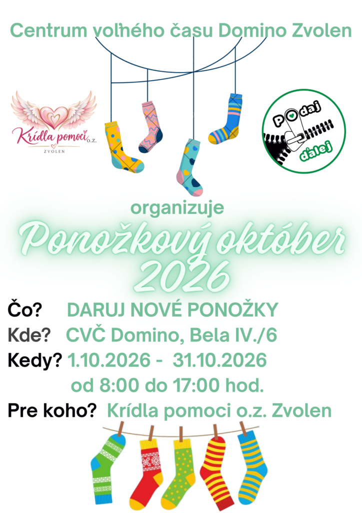 Plagát: Ponožkový október 2026