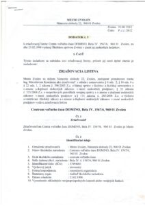 Dodatok č. 5 – strana 1