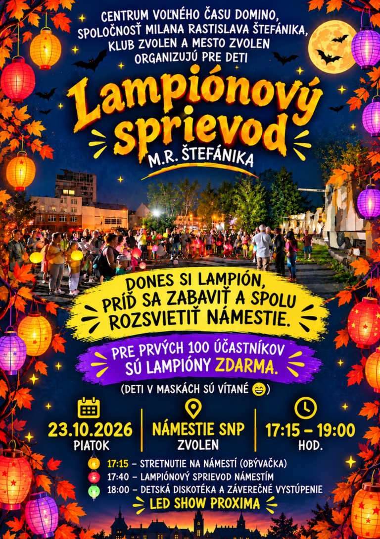 Plagát – Lampiónový sprievod